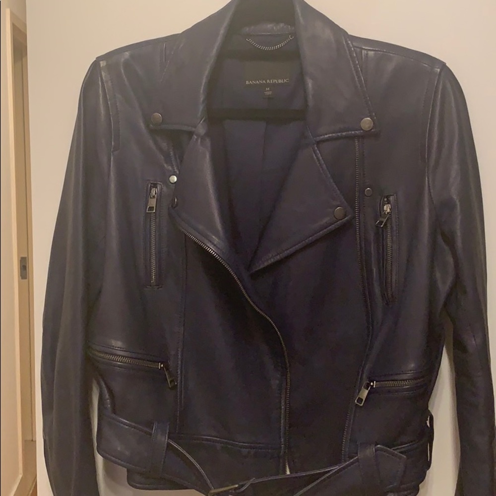 Motorcycle Jacket Navy